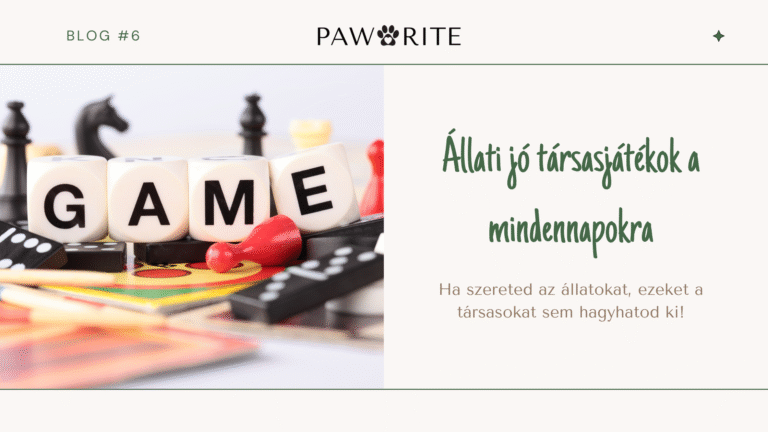 Állati jó társasjátékok a mindennapokra