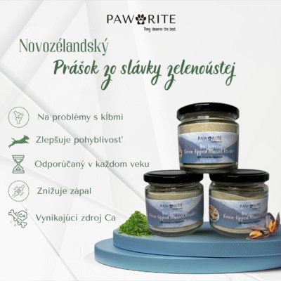 Novozélandský prášok zo slávky zelenoústej