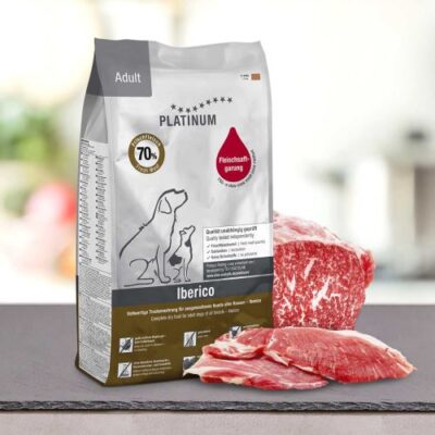 PLATINUM Adult Iberico száraz kutyatáp –  1,5kg